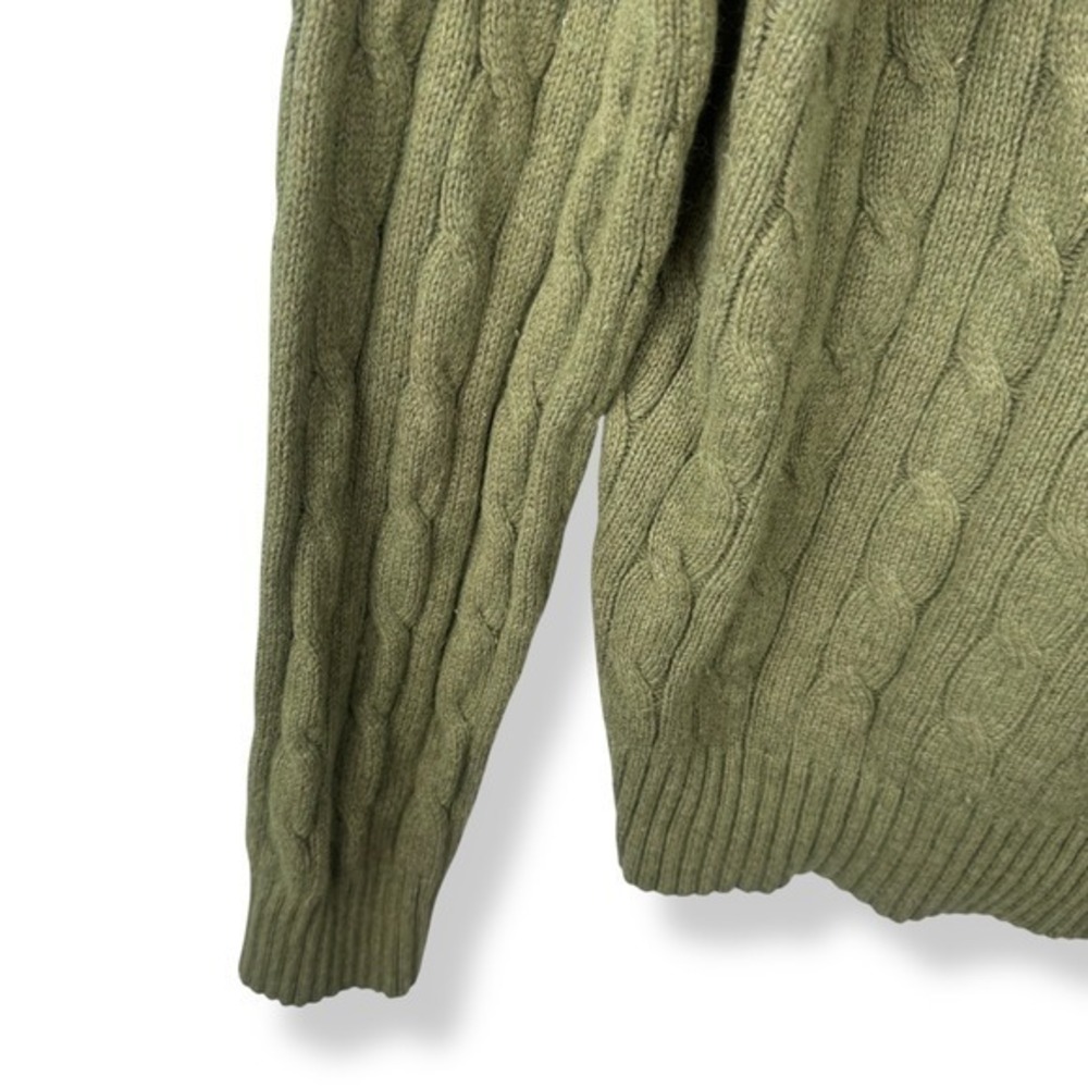 90s Vintage Eddie Bauer Angora Blend Sweater Womens Size Medium Cable Knit Japan - Picture 10 of 11
